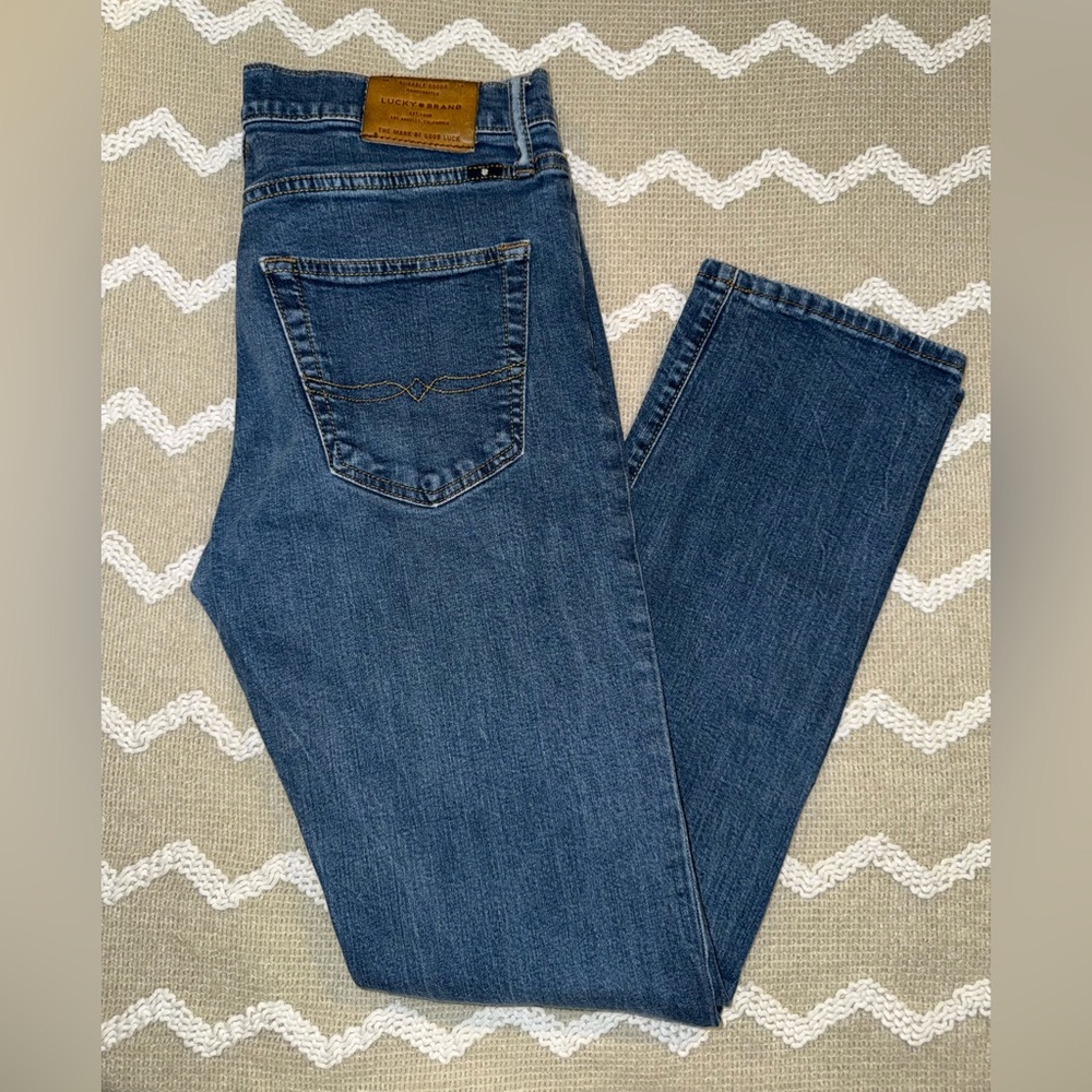 Lucky brand 410 athletic slim Men's Blue Jeans‎